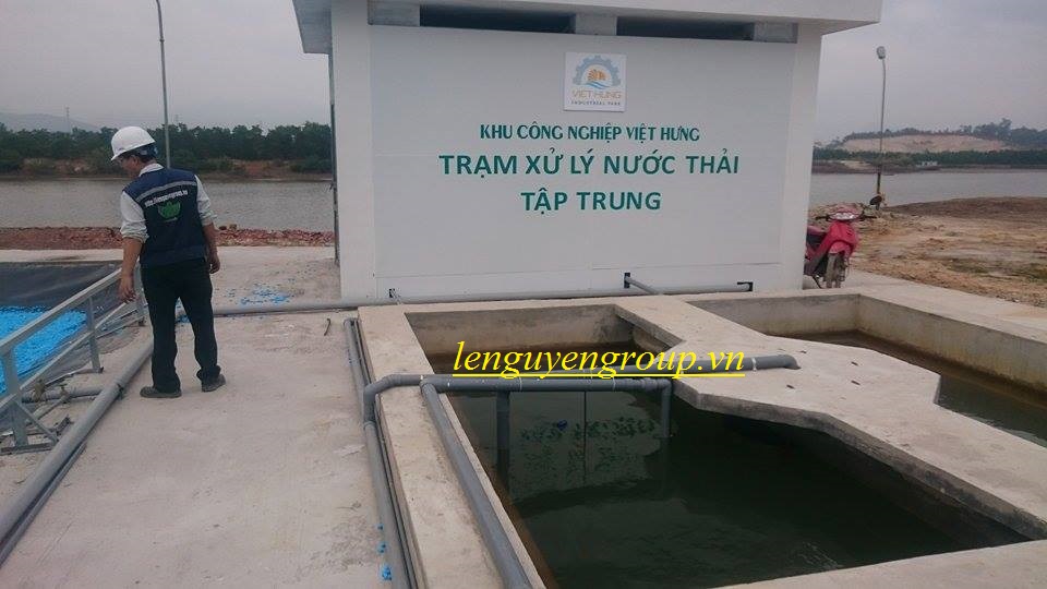 Hệ thống xử l&yacute; nước thải khu c&ocirc;ng nghiệp Việt Hưng - Hạ Long